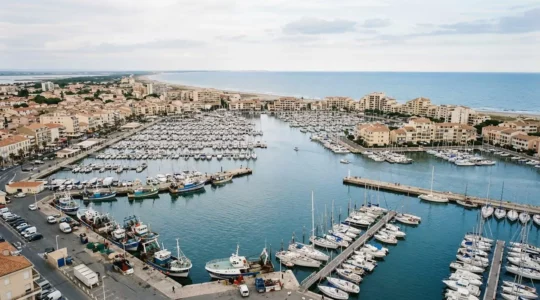 Vue du Grau-du-Roi et de Port Camargue